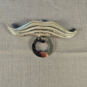 Novelty Silver Metal Handlebar Mustache Bottle Opener Handheld Bar Tool